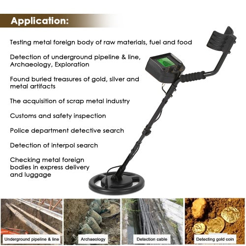 SMART SENSOR AR924M High Sensitivity Professional Metal Detector