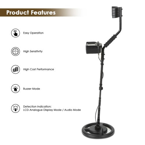 SMART SENSOR AR924M High Sensitivity Professional Metal Detector