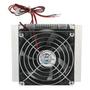 DIY Thermoelectric Peltier Refrigeration Radiator Semiconductor Cooling System Kit Cooler Conduction Module Fan