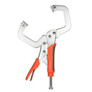 5" Locking C-Clamp Pliers with Rubber Grip Quick Release Clamp Hand Tool