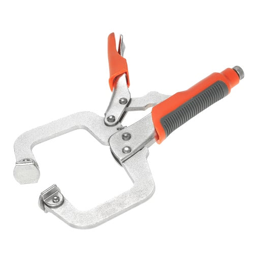 5" Locking C-Clamp Pliers with Rubber Grip Quick Release Clamp Hand Tool