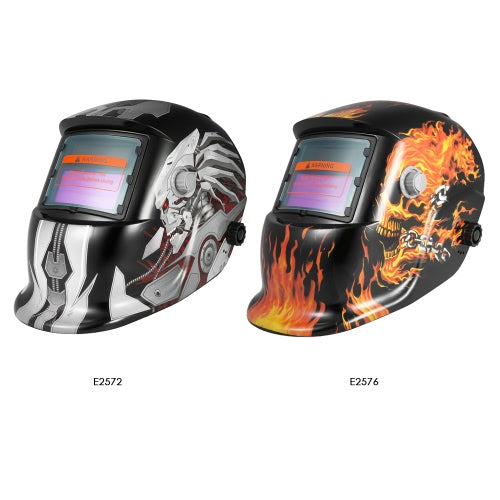 Professional Solar Energy Auto Darkening Welding Helmet Welding Welder TIG MIG Grinding Mask Robot Style