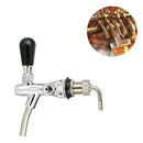 Adjustable Flow Control Chrome Draft Beer Faucet Tap G5/8 Shank Home Brew Beer Keg Faucet