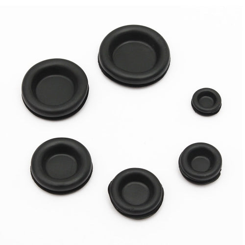 170Pcs Rubber Grommet Firewall Hole Plug Set 7 Sizes Electrical Wire Gasket Kit Hardware Tool For Car Machine Pump Water Pipe