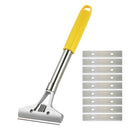 TNI-U TU-Q405-300mm Multifunctional Floor Wall Scraper + 9 Replacement Blades Cleaning Tools