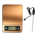 Timed Handmade Coffee Electronic Scale with Temperature Probe