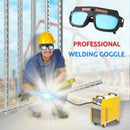 Solar Energy Auto Darkening Welding Safety Goggles