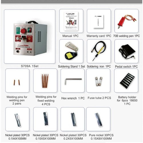 709A High Power Automatic Microcomputer Spot Welding Machine Spot Welder