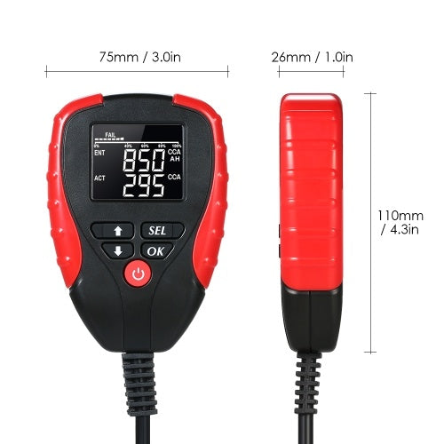 AE310 Digital 12V Car Battery Tester Automotive Battery Load Tester and Analyzer