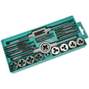 20pcs Alloy Steel Tap and Die Set with Adjustable Wrench