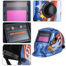 Solar Automatic Darkening Helmet Welding Mask Auto Welding Shield MIG TIG ARC Weld Protective Cap With Lens Adjustable He-adband