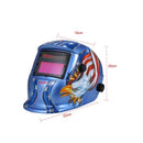 Solar Automatic Darkening Helmet Welding Mask Auto Welding Shield MIG TIG ARC Weld Protective Cap With Lens Adjustable He-adband