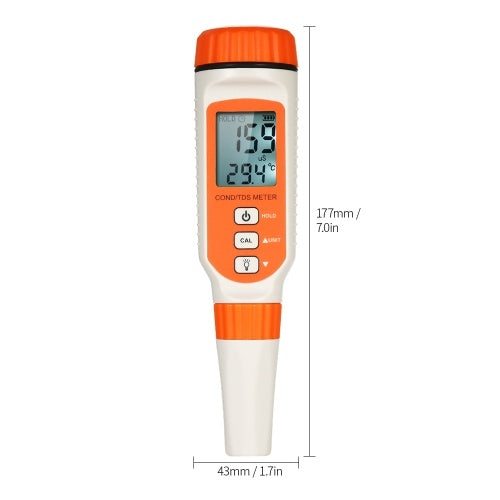 SMART SENSOR 3 in 1 Water Quality Tester Pen for Aquarium Household Drinking Solution with ATC Function and Backlight