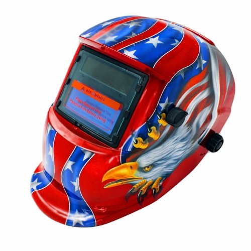 Solar Powered Welding Helmet Auto Darkening Hood Adjustable for Mig Tig Arc Welder Mask Electric Welding Mask