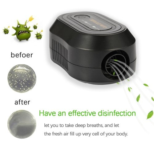 2200mAh Ozone Generator Ventilation Disinfector Sterilizer Air Purifier Air Disinfection Vegetable CPAP Cleaner