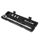 5pcs 1/2" 28-210Nm Adjustable Tire Torque Wrench Set Auto Repair Spanner Hand Tool Kit