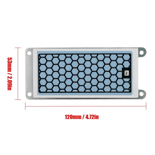 مولد المنزل المحمول المتكامل السيراميك الأوزون أجزاء تنقية الهواء وتعقيم المياه 5 جرام/ساعة لوحة الأوزون