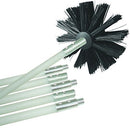 Chimney Boiler Nylon Brush Dryer Duct Cleaning Tool Kit for Household and Industrial Use