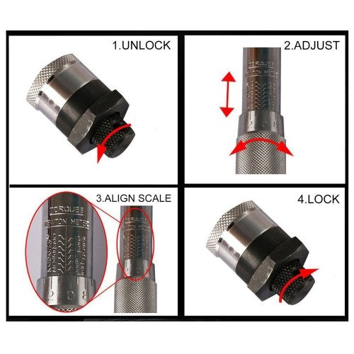 1/4 "DR 5-25Nm قابل للتعديل مفتاح العزم الدراجة تحديد أداة دقيقة اسئلة وجع إصلاح المفك أداة اليد