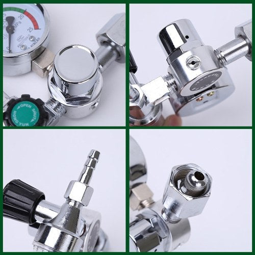 0-25Mpa Argon Regulator CO2 Mig Tig Flow Meter Gas Regulators Flowmeter Welding Weld Gauge Pressure Reducer