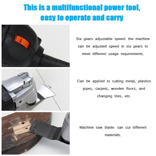 400W 220-240V Multifunctional Six Gears Adjustable Speed Trimming Machine Universal Woodworking Power Tool Electric Trimmer DIY Slotting Cutting Machines