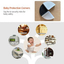 4PCS Baby Safety Silicone Table Edge Protector Angle Corner Protection Cover Anticollision Desk Edge Guards