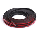 5M Car Door Seal Strips Auto Rubber Seals Sticker Noise Insulation B Shape Weatherstrip Rubber Seals Dustproof Automobiles Interior Accessories