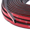 5M Car Door Seal Strips Auto Rubber Seals Sticker Noise Insulation B Shape Weatherstrip Rubber Seals Dustproof Automobiles Interior Accessories