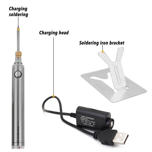 Wireless Charging Soldering Iron Mini Portable Battery Soldering Iron with USB Welding Tools