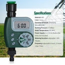 Automatic Water Timer Outdoor Garden Irrigation Controller 1-Outlet Programmable Hose Faucet Timer Garden Automatic Watering Device without Battery Green