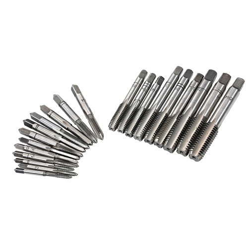 32 PCS HSS Tap and Die Set Metric Wrench Cut M3-M12 Hand Threading Tool Tungsten Carbide Tap Die Screw Thread Making Tool Bit Set Engineer Kit with Metal Case