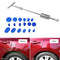 Paintless Dent Repair Puller Kit Car Dent Repair Tools T Bar Slide Hammer+ 18pcs Glue Puller Tabs for Vehicle SUV Car Auto Body Hail Damage Remover