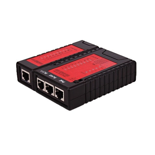 اختبار كابل الشبكة NF-468PT RJ45 RJ11 PoE اختبار التبديل لكابل شبكة إيثرنت المحلية أداة اختبار سلك الهاتف الثابت