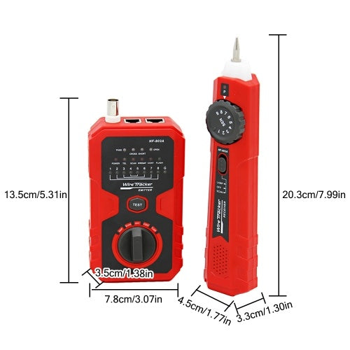 جهاز اختبار كابل الشبكة NF-803A لأداة اختبار سلك الهاتف الثابت لكابل شبكة إيثرنت المحلية