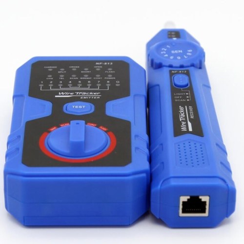 NF-813C Network Cable Tester for Ethernet LAN Cable Landline Phone Wire Testing Tool