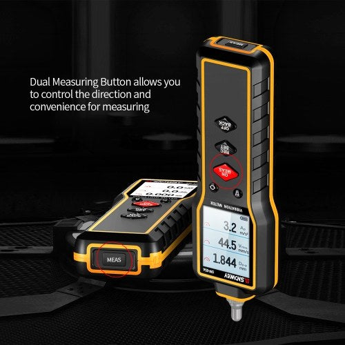 SNDWAY Portable Vibration Meter Vibration Measure Tool Vibrometer Handheld Vibration Meter Digital Vibration Meter Vibration Measure Tester Gauge