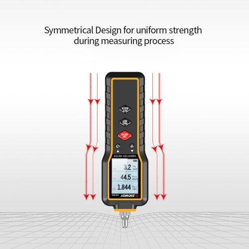 SNDWAY Portable Vibration Meter Vibration Measure Tool Vibrometer Handheld Vibration Meter Digital Vibration Meter Vibration Measure Tester Gauge