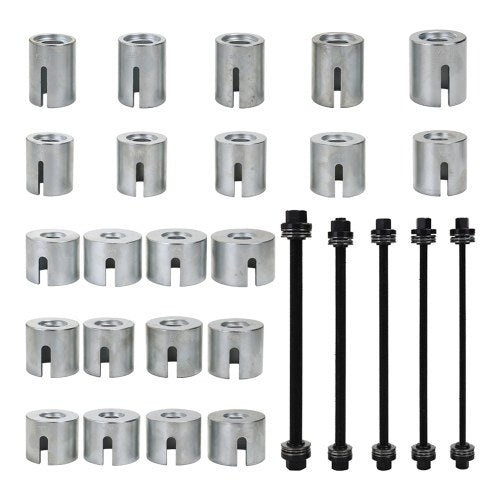 27PCS Set Aluminium Alloy Car Bushings Bearing Disassembly Tools Iron Sets Rubber Sleeve Extractor Chassis Press And Pull Sleeve Kit