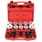 27PCS Set Aluminium Alloy Car Bushings Bearing Disassembly Tools Iron Sets Rubber Sleeve Extractor Chassis Press And Pull Sleeve Kit