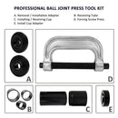 10PCS Drive Ball Joint Remover Car Repairing Tools Case Frame Press Service Kit Set Installation Tool