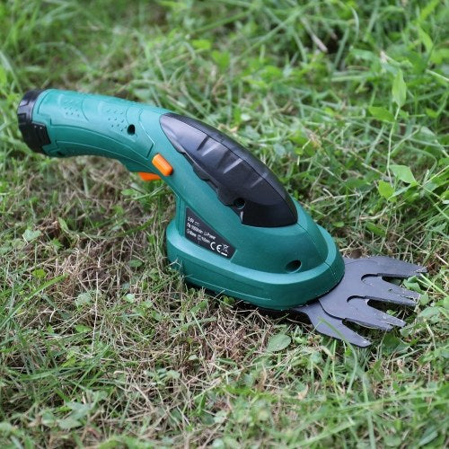 3.6V 2-in-1 Multifunctional Cordless Grass Shear Hedge Trimmer Rechargeable Electric Lawn Mower Garden Tools