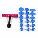 Paintless Dent Repair Removal Kit Tools T-Bar Puller Lifter Dent Removal Set with 18 Tabs Car Repair Tool