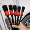 5pcs Car Cleaning Tool Set Detail Brush Kit Boar Hair Car Detailing Brushes for Automotive Interior Rims Dashboard Wheel Air Vent