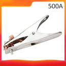 500A Welding Ground Clamp Electroplated Welding Earth Clamp Iron-Plated Chromium Earth Ground Cable Clip Clamp