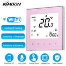 KKmoon Digital Water Heating Thermostat with WiFi Connection & Voice Control Energy Saving AC 95-240V 5A Touching Screen LCD Display Room Temperature Controller Works with Amazon Alexa/Google Assistant/IFTTT