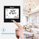 KKmoon Digital Water Heating Thermostat with WiFi Connection & Voice Control Energy Saving AC 95-240V 5A Touching Screen LCD Display Room Temperature Controller Works with Amazon Alexa/Google Assistant/IFTTT