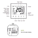 KKmoon Digital Water Heating Thermostat with WiFi Connection & Voice Control Energy Saving AC 95-240V 5A Touching Screen LCD Display Room Temperature Controller Works with Amazon Alexa/Google Assistant/IFTTT