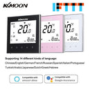 KKmoon Digital Water Heating Thermostat with WiFi Connection & Voice Control Energy Saving AC 95-240V 5A Touching Screen LCD Display Room Temperature Controller Works with Amazon Alexa/Google Assistant/IFTTT