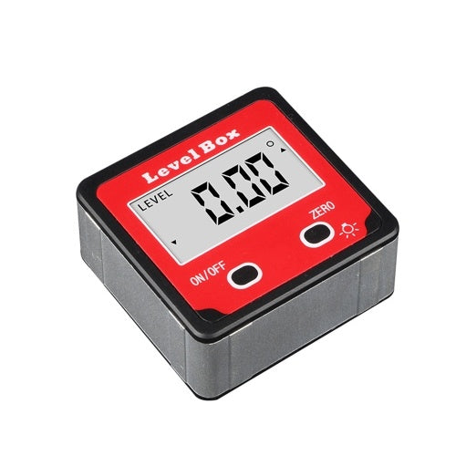 Digital Level Protractor Inclinometer Mag-netic Level Angle Meter Angle Finder Level Box Angle Measuring Tool for Carpentry / Building / Automobile