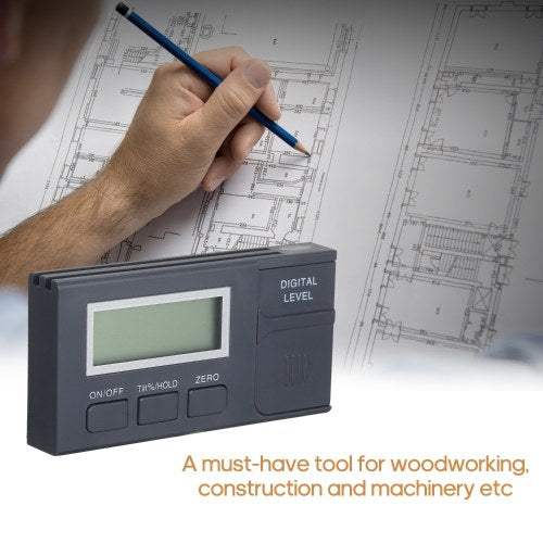 Digital Level Protractor Inclinometer Mag-netic Level Angle Meter Angle Finder Level Box Angle Measuring Tool for Carpentry / Building / Automobile